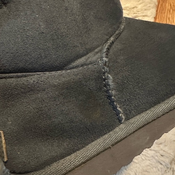 Simply Southern Gray Bow Boots Size 9 - Picture 7 of 8